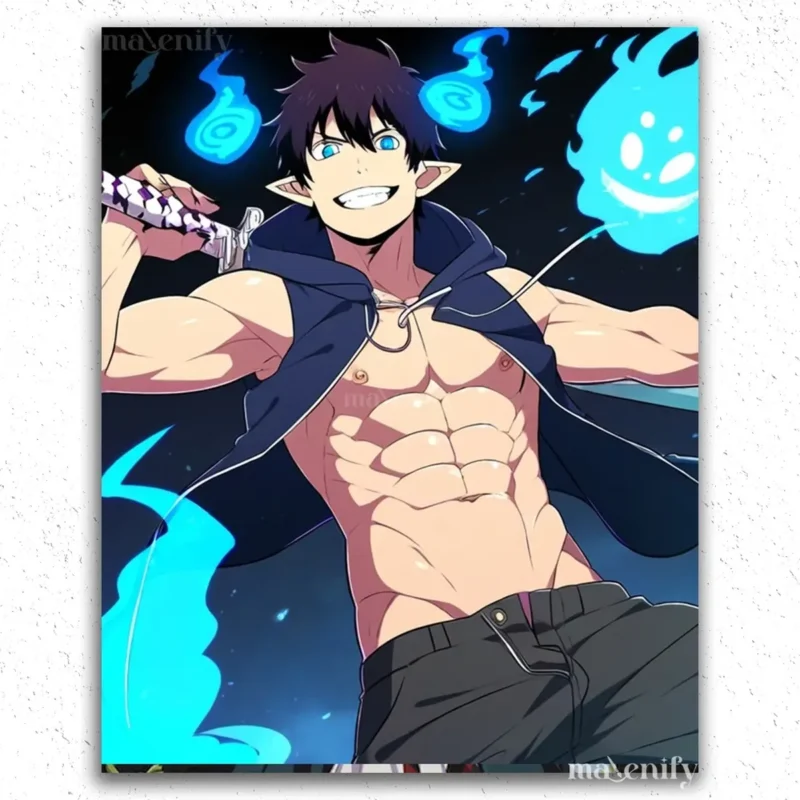 Blue Exorcist diamond painting Paint by numbers 6 The Charming Boy - Blue Exorcist