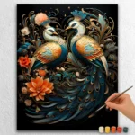 Boho Christmas 15489 Peacock Couple