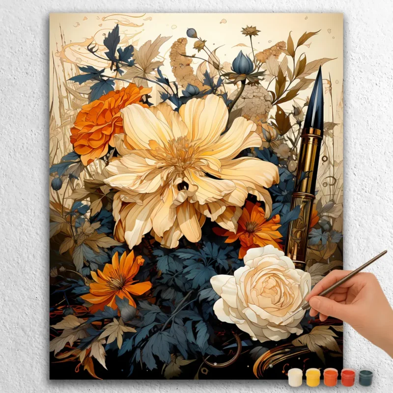 Butter Yellow 7537 Butter Yellow Flowers