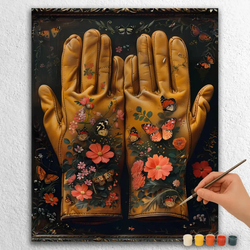 Butterfly Gardens 14550 Butterflies on Gloves