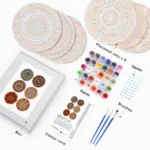 Mandala Art Placemats - Paint by Numbers