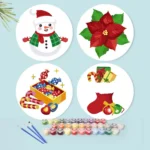 CD028 (8) The Snowman Christmas Placemat - Paint by Numbers