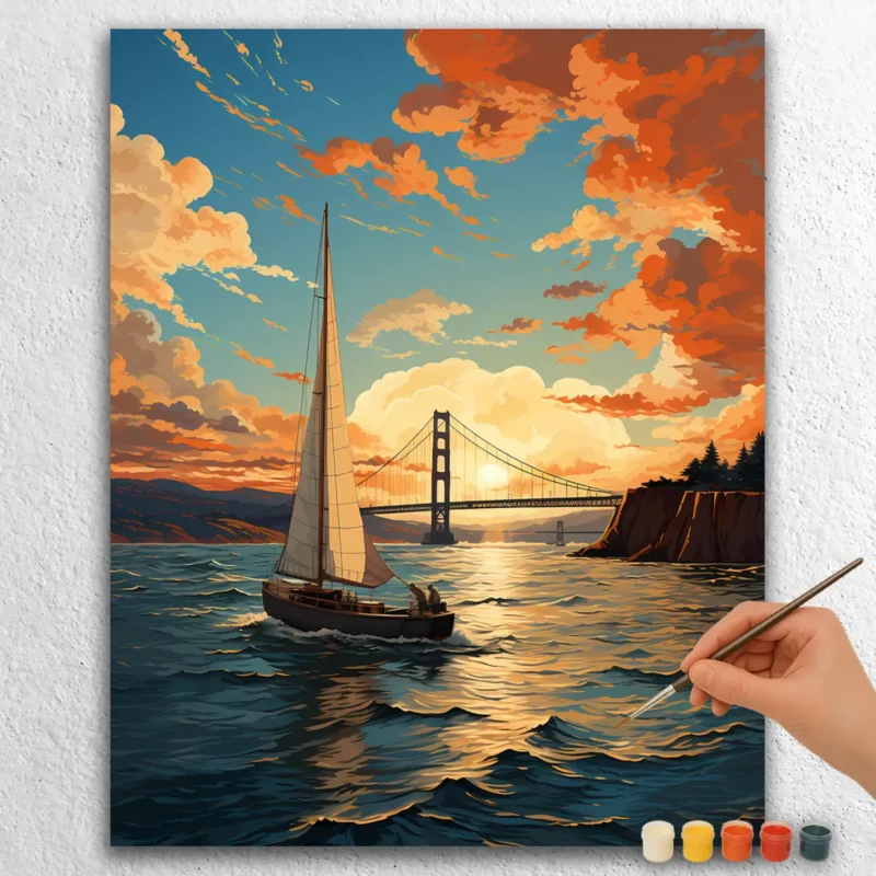 Boat in Californian Sea