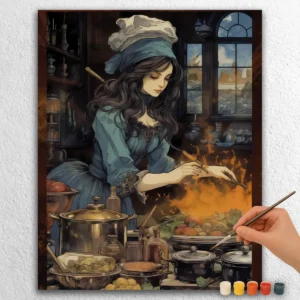 Witch in Kitchen