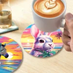 Colorful Animals - Tiger Fox Cat Coasters (16)