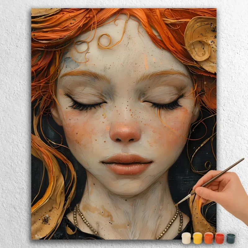 Corn 8806 The Girl With Closed Eyes