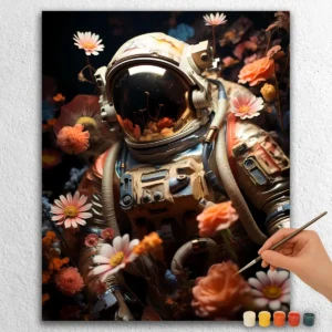Astronaut in Cosmic Spring
