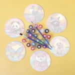 Cute Animals and Birds Coasters DIY paint By Numbers (3)