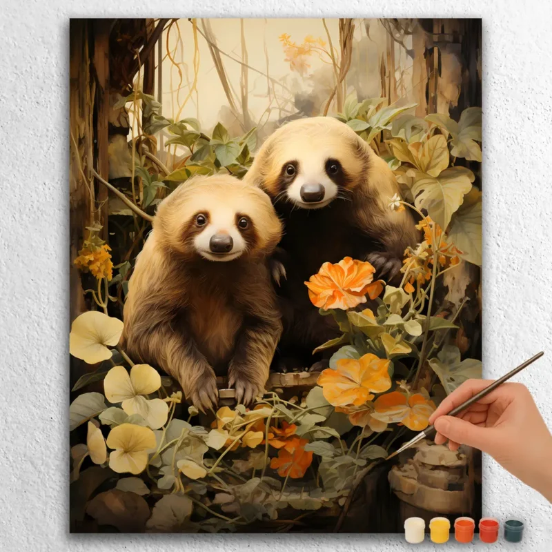 Cute Jungle 121026 Two Sloths