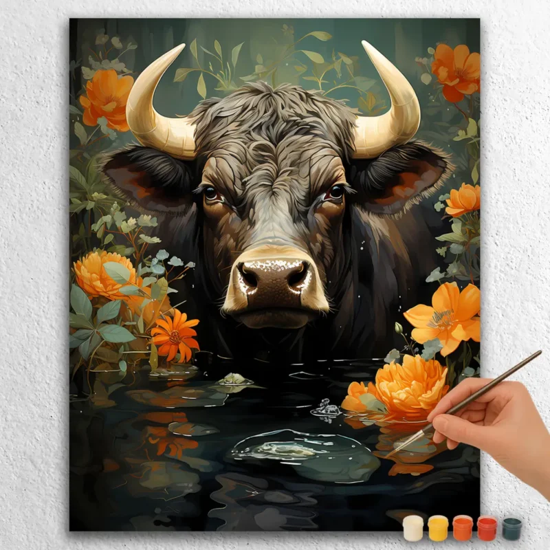 Cute Jungle 191033 Black Buffalo