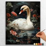 Cute Woodland 101104 Beautiful White Swan