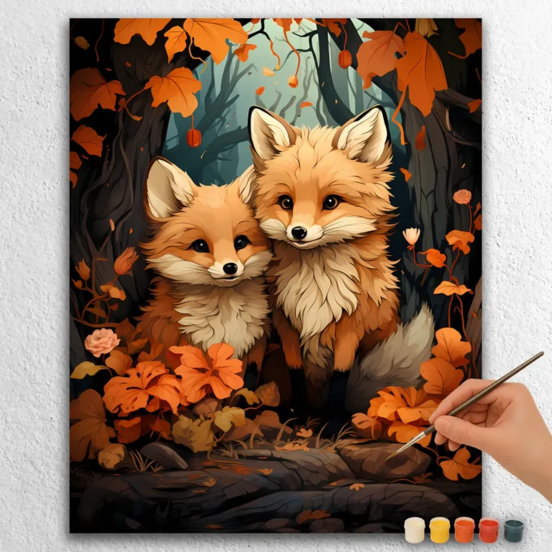 Cute Woodland Fox