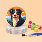 Cute dog coasters DIY paint by numbers (3)