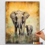 Elephants 171286 Baby Elephant with Mother