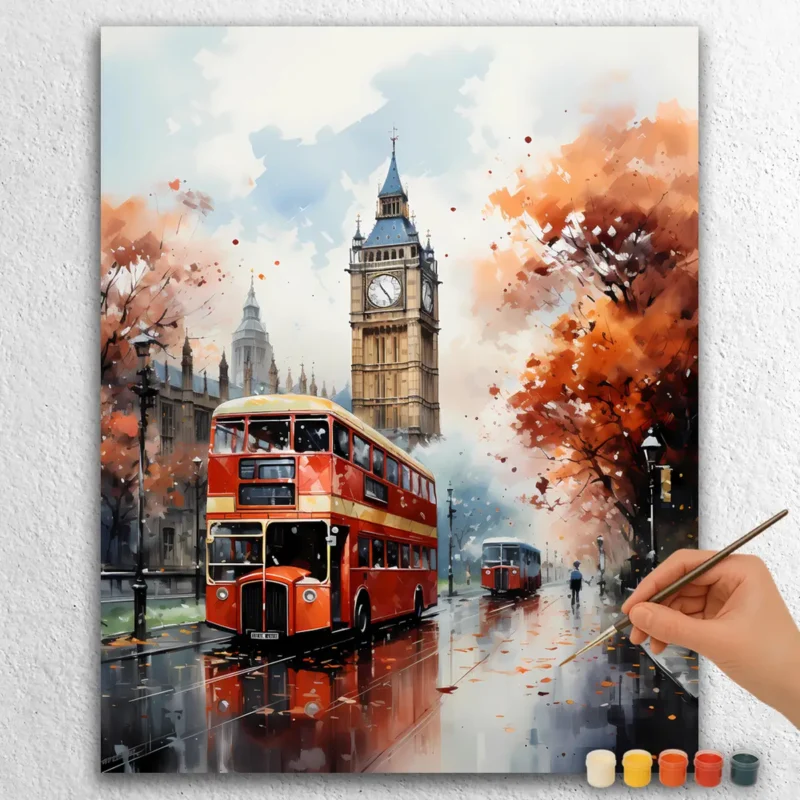 Europe 761331 Double Decor Bus in London