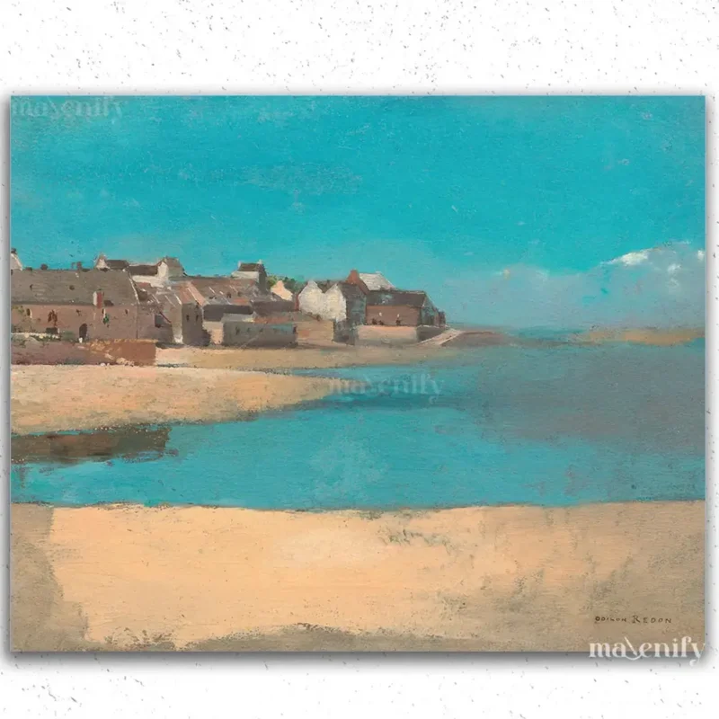 Odilon Redon6 City near Sea Odilon Redon