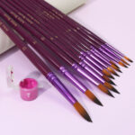 Paint-By-Number-Brushes-10 Professional Painting Brushes