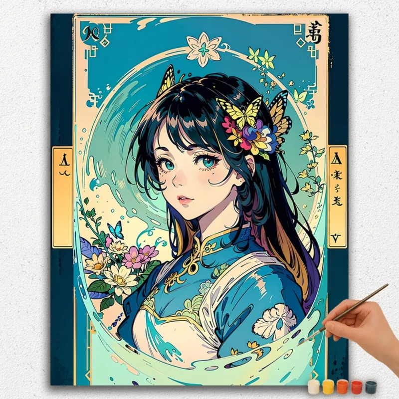 Paint By Numbers - DIamond Painting Ver jpgg (6) Beautiful Girl Anime