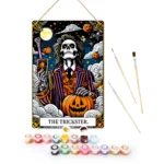 02 Trickster Halloween DIY Metal Poster