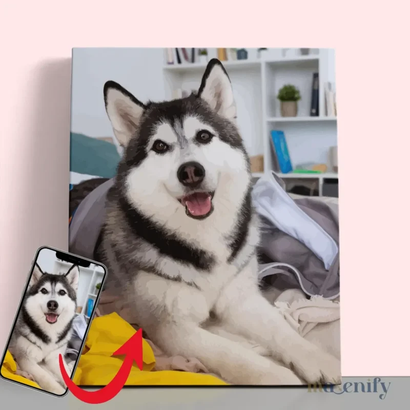 Personalized Pet Portrait Paint by Numbers: Turn Your Furry Friend in Artwork