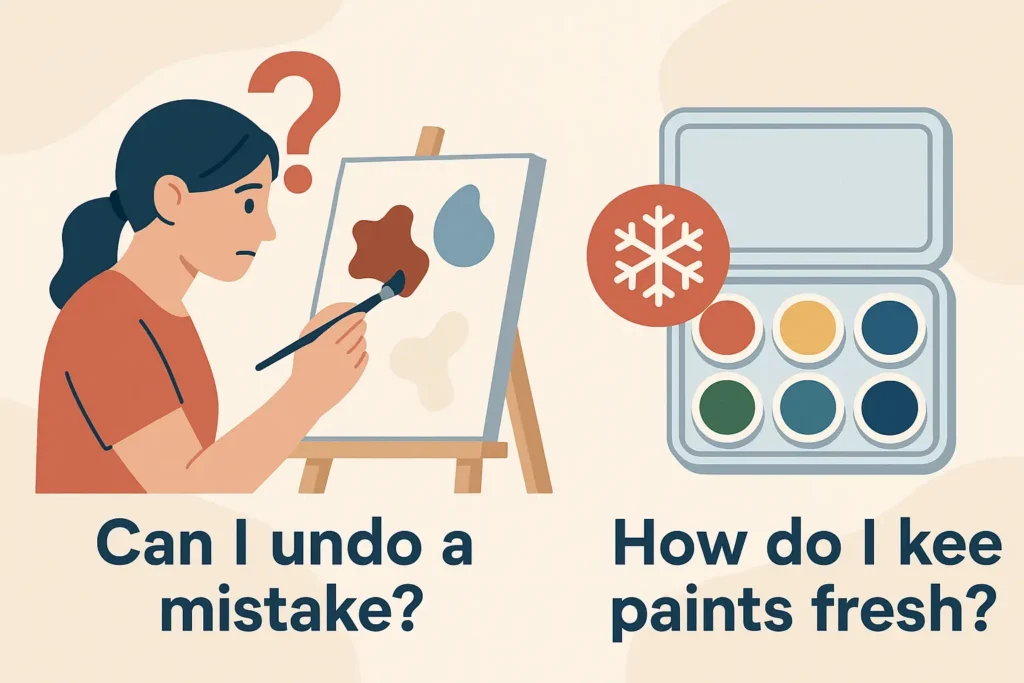 How to undo a mistake - Paint by Numbers
