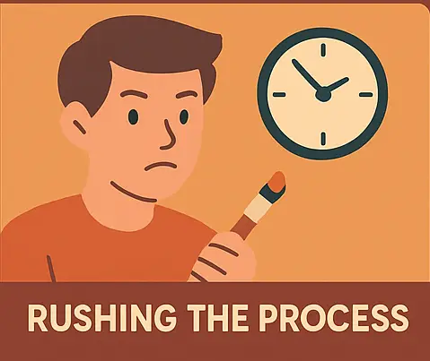 Rushing the process - Paint by Numbers