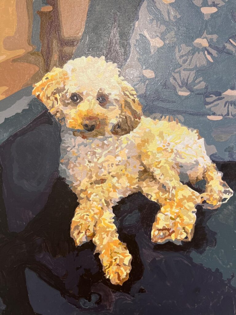 Personalisiertes Haustier-Porträt Malen nach Zahlen: Verwandle dein Fellknäuel in Kunst photo review