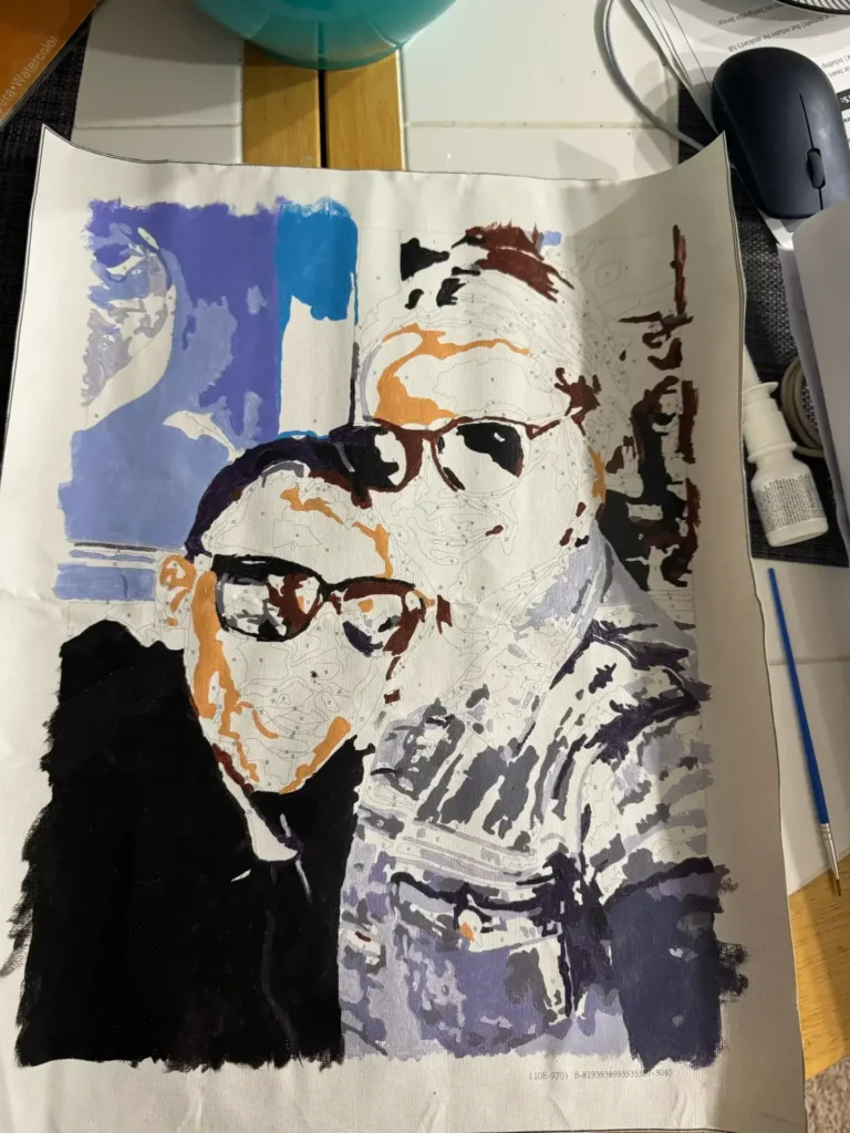 Malen nach Zahlen Set mit eigenem Foto | Dein Foto auf Leinwand | Geschenkidee photo review