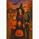 79500 Paint by numbers Diamond Painting webp Custom Halloween Portrait Family Cusom