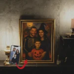 Halloween Customizable painting spooky family portrait (2) Halloween Customizable painting spooky family portrait (2)