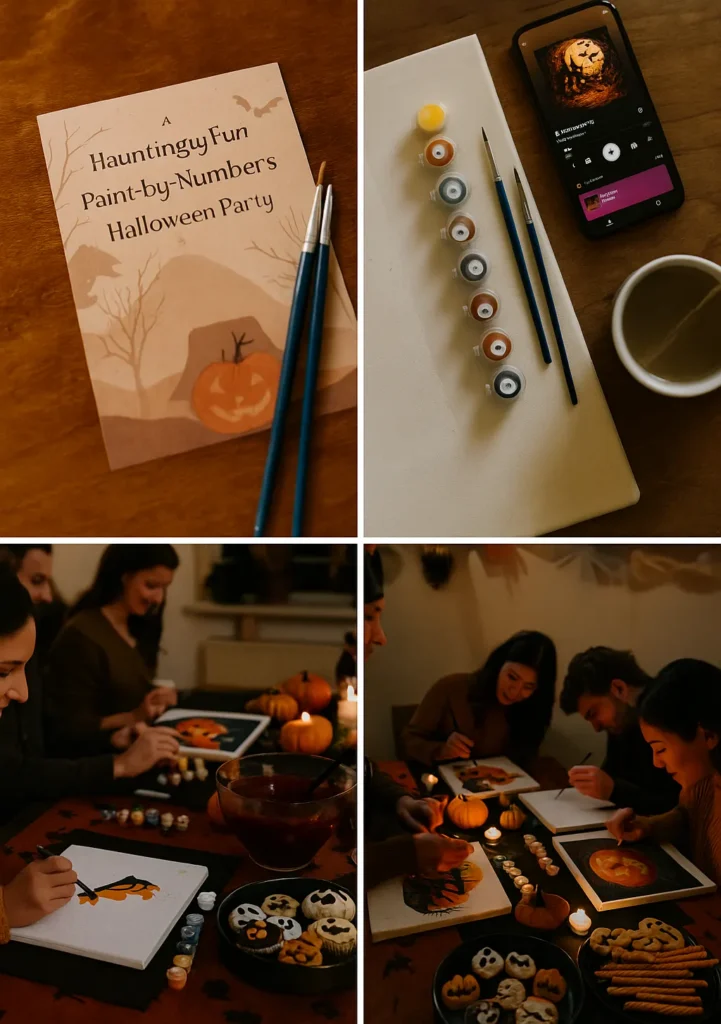 Host a Hauntingly Fun Paint-by-Numbers Halloween Party 2 - Paint by Numbers Host a Hauntingly Fun Paint-by-Numbers Halloween Party