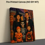 Pre printed Canvas Family Pre printed Canvas Family Halloween